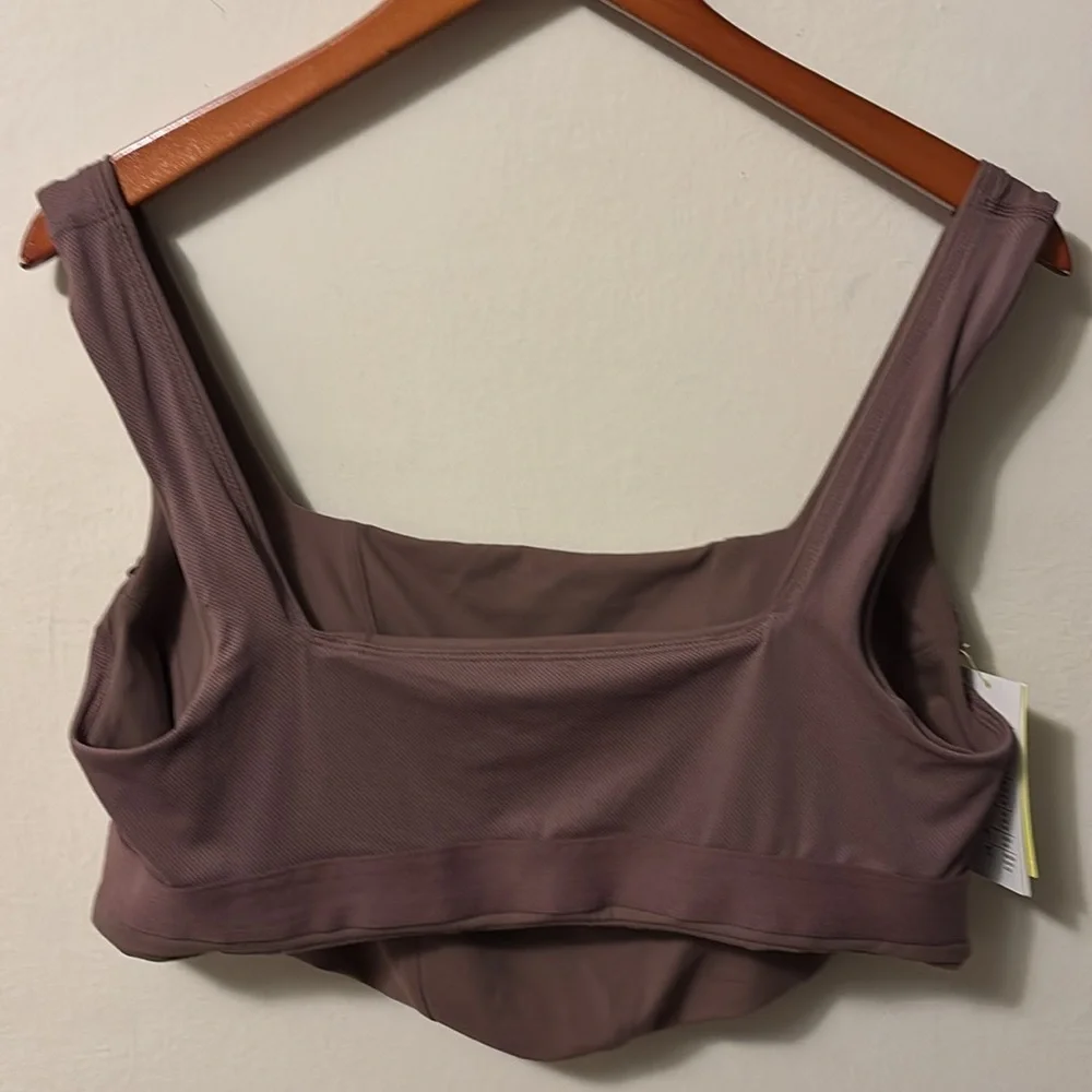 All in Motion Mauve Sleeveless Top